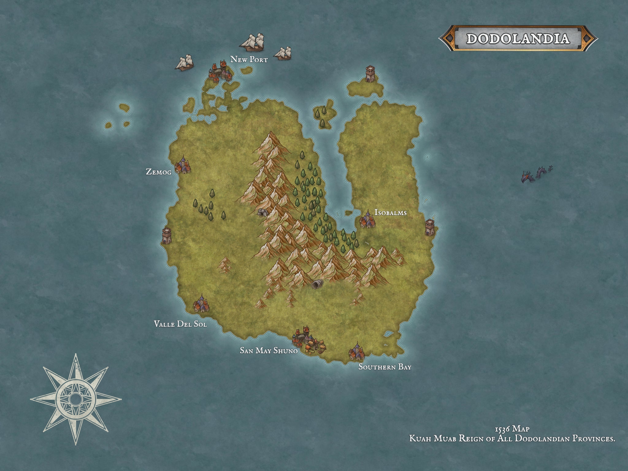 Ancient Map of Dodolandia